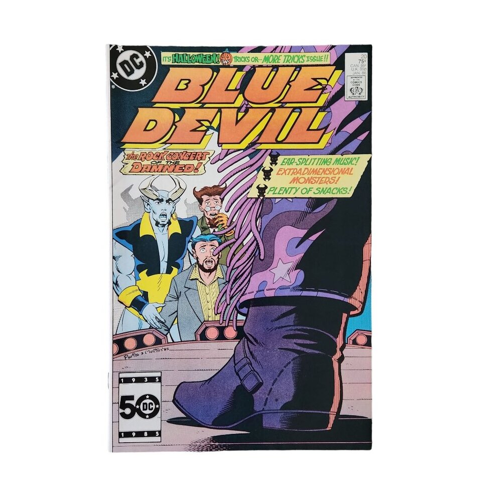 DC Comics Blue Devil #20 1986 Comic Book Collector Bagged Boarded
